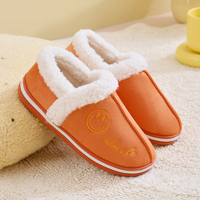 Pantuflas Térmicas para Mujer con Suela Gruesa y Diseño Sonriente - Image 2