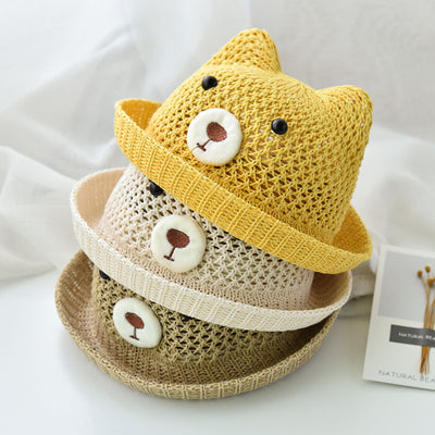 Sombrero de Paja para Niña - Protección Solar Playa Verano - Image 9