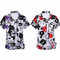 Camisa Floral de Manga Corta