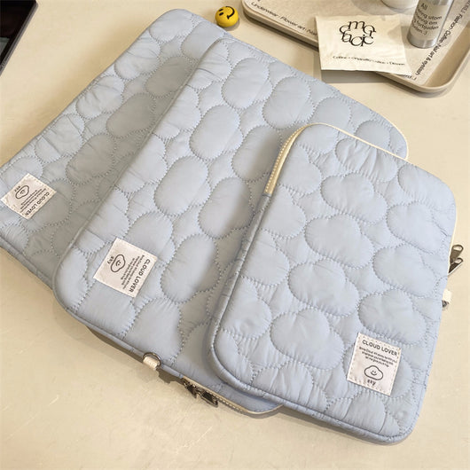 Funda para Tablet con Bordado de Nubes - Almacenamiento Adorable - Image 7