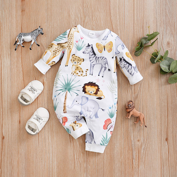 Pijama Enterizo para Bebé - Romper de Manga Larga para Todas las Estaciones