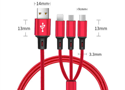 Cable de Datos 3 en 1 Compatible con Apple - Image 2