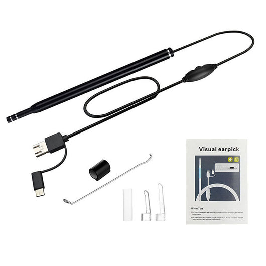 Otoscopio Digital 3 en 1 con Endoscopio HD 1.3MP