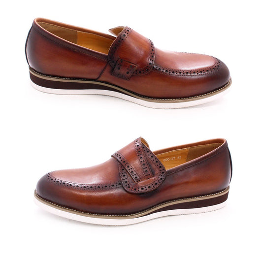 Zapatos de Cuero Británicos Artesanales para Hombre - Estilo Casual - Image 4