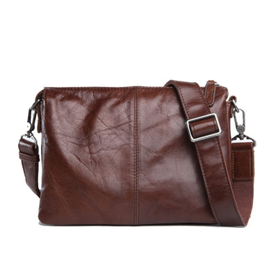 Bolso Bandolera de Cuero Genuino con Corte Transversal - Image 7