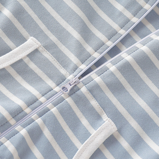 Jumpsuit de Algodón a Rayas Azul - Image 15