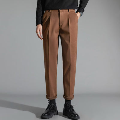 Pantalones Casuales Slim Fit en Lana para Hombre - Image 6