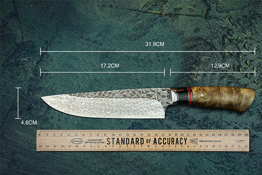 Cuchillo de Chef Occidental Artesanal - Image 8