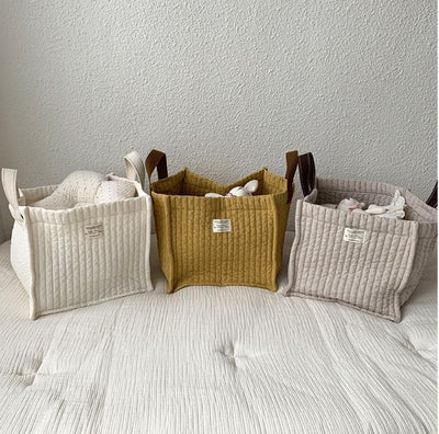 Bolsa Organizadora Acolchada con Bordado para Cuna y Almacenamiento - Image 4