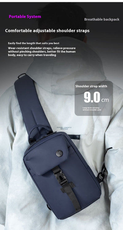 Mochila Casual de Gran Capacidad con Bolsa Pectoral - Diseño Moderno y Funcional - Image 10