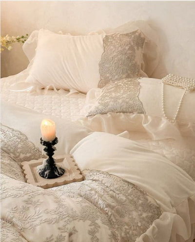 Juego de Cama Princesa Retro Francés de Lujo para Todas las Estaciones - Image 10
