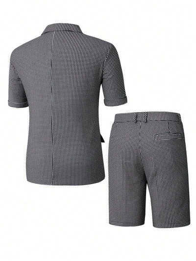Traje Slim Fit Cuadros para Hombre - Estilo Ejecutivo Casual - Image 10