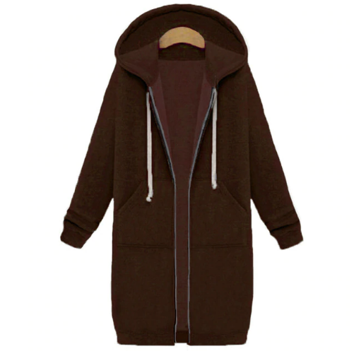 Abrigo Sudadera Térmica con Capucha para Mujer - Tela Gruesa de Invierno - Image 8