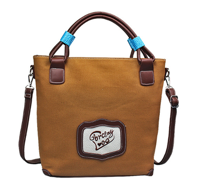 Bolsa de Lona Bordada Artesanal - Image 3