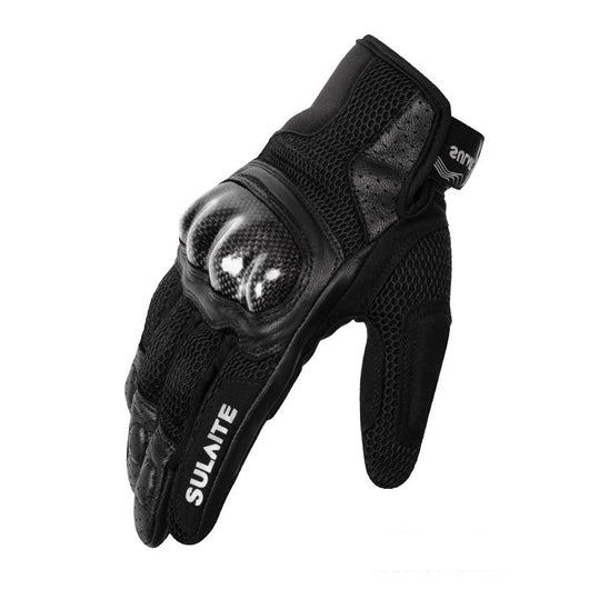 Guantes de Motociclista Transpirables en Fibra de Carbono con Protección Anticaída - Image 12