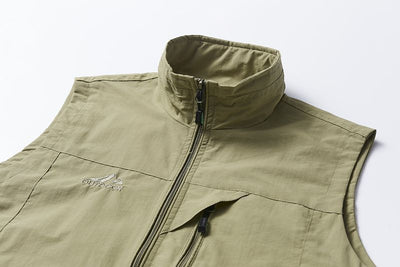 Chaleco de Piel de Conejo para Hombre - Abrigo Casual Outdoor - Image 10