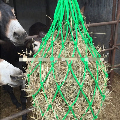 Bolsa de Alimentación con Bolsillos para Caballos - Red de Heno Portátil - Image 9