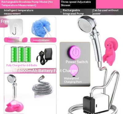 Ducha Portátil Eléctrica para Baño al Aire Libre - Image 5