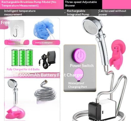 Ducha Portátil Eléctrica para Baño al Aire Libre - Image 5