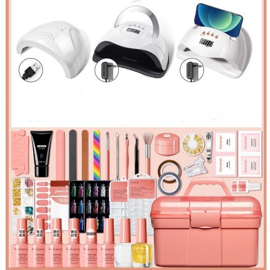 Kit Completo de Manicura Profesional con Pegamento para Uñas - Set de Herramientas para Principiantes - Image 11
