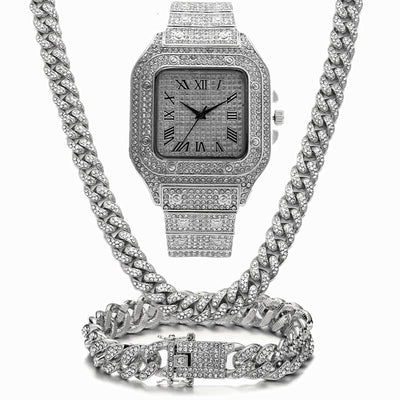 Set de 3 Relojes de Cuarzo Elegancia Romana - Image 10