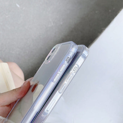 Funda Protectora Bicolor con Bordes Suaves y Efecto Espejo - Image 3