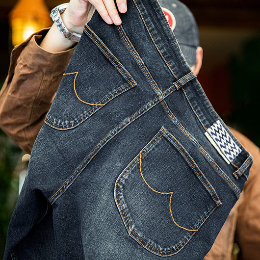 Jeans Rectos Lavados para Hombre - Estilo Versátil - Image 4