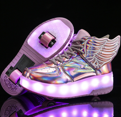 Patines con Ruedas LED Dobles - Patines Escolares Luminosos - Image 5