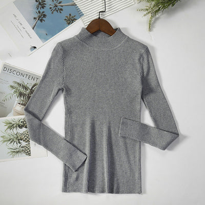 Suéter Cuello Alto Otoño Mujer - Pullover Elegante - Image 2