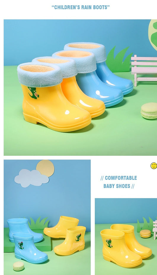 Botas Impermeables Infantiles Antideslizantes para Otoño e Invierno - Image 14
