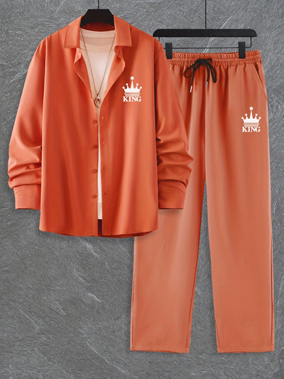 Conjunto Degradado de Color - Camisa y Pantalón de Manga Larga - Image 14
