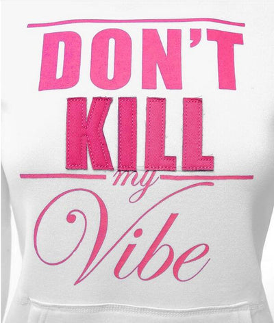 Sudadera con Capucha Ajustada Letter Blood para Mujer - Image 13
