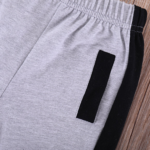 Conjunto Deportivo de Algodón para Niños - Camiseta y Pantalón Corto