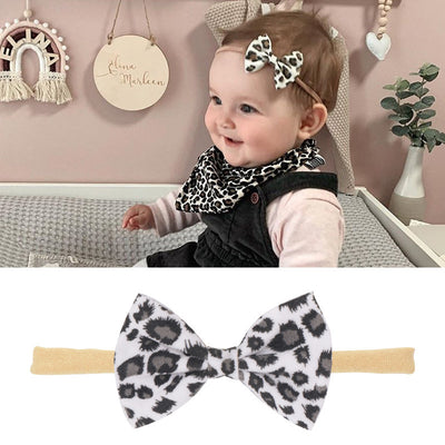 Set de Diademas para Bebé con Moños de Algodón y Lino - Image 15