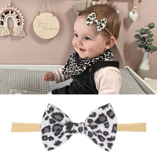 Set de Diademas para Bebé con Moños de Algodón y Lino - Image 15