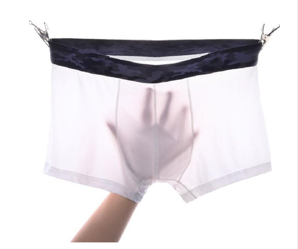 Calzoncillos sin costuras de seda de hielo para hombre