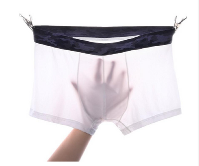 Calzoncillos sin costuras de seda de hielo para hombre
