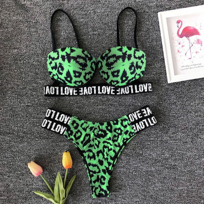 Bikini Estampado Leopardo Blanco - Image 5