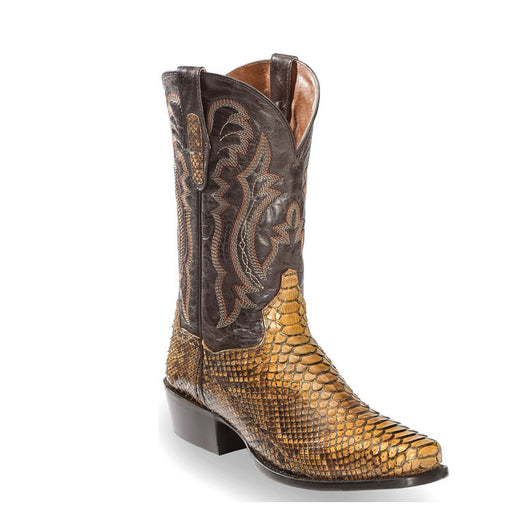 Botas de Hombre Patchwork Acolchadas con Punta Bordada - Image 7