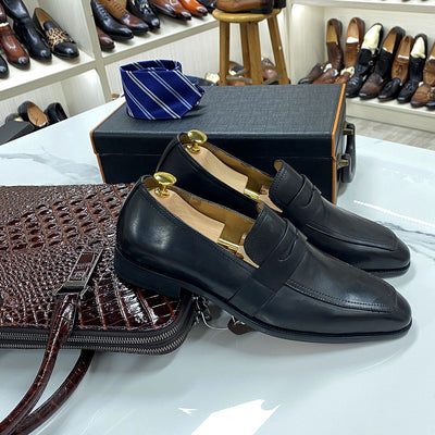 Mocasines de Cuero Italiano Clásico para Negocios - Image 17