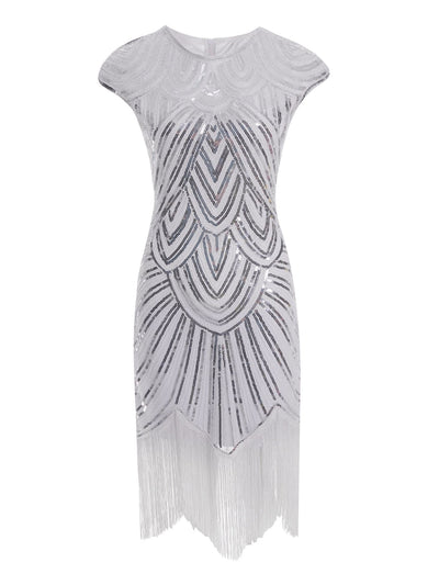 Vestido de Lentejuelas con Flecos y Trenzas - Image 27