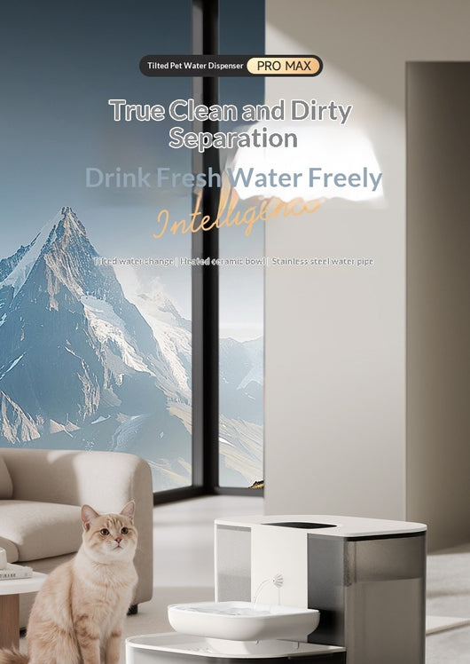 Fuente de Agua para Mascotas con Control Termostático y Flujo Automático Inclinado - Image 28