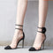 Tacones Altos Slim de Cuero para Mujer - Versátiles y Elegantes