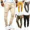 Pantalones Deportivos Casuales de Hombre en Colores Sólidos