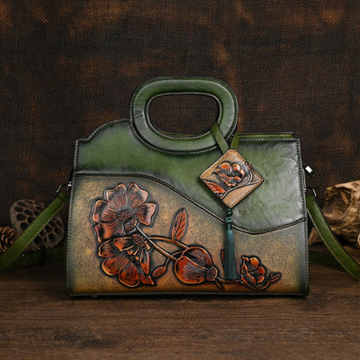 Bolso Crossbody Étnico Artesanal con Textura en Relieve para Mujer - Image 4