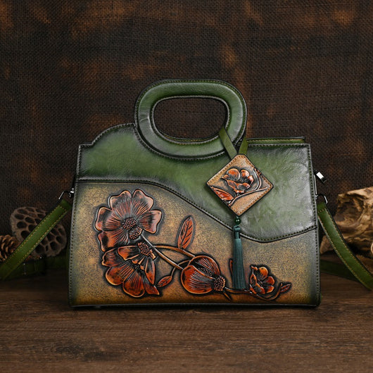 Bolso Crossbody Étnico Artesanal con Textura en Relieve para Mujer - Image 4