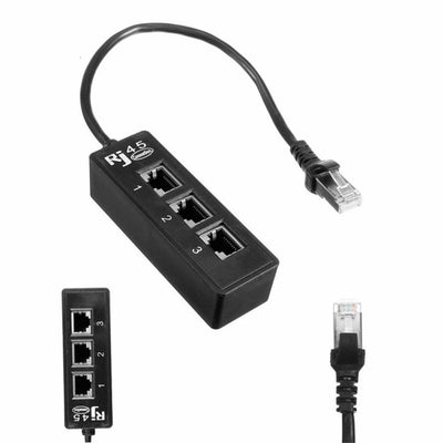 Divisor Ethernet RJ45 1 a 3 para Red LAN - Image 12