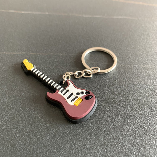 Llavero Guitarra de Silicona - Accesorio Musical Versátil - Image 8