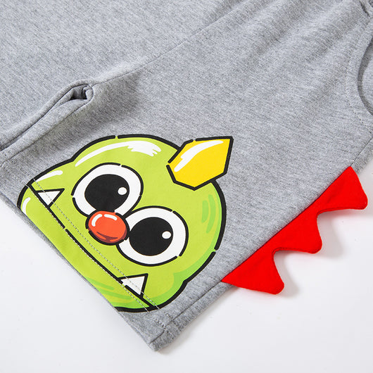 Pantalones Tres Cuartos Niño Estampado Dinosaurio - Image 8