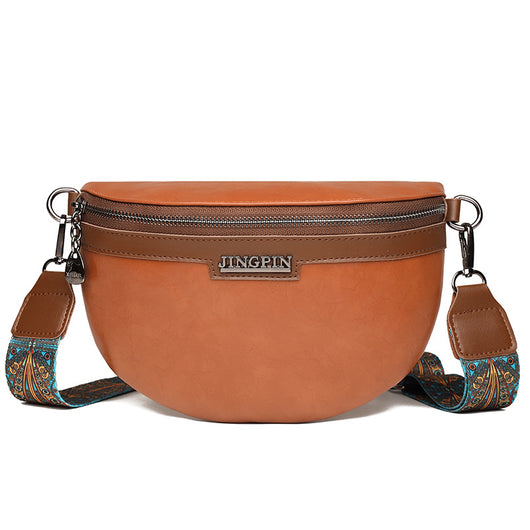 Bolso Bandolera Semilunar con Textura en Pecho para Mujer - Image 7